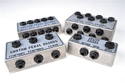 guitar pedal electrical junction box|pedal board patch box.